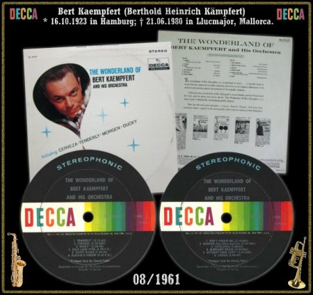 BERT KAEMPFERT AND HIS ORCHESTRA - COLLAGEN