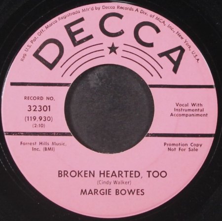 MARGIE BOWES