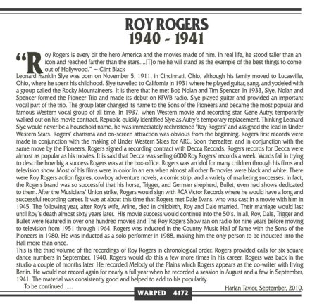 ROY ROGERS (King Of The Cowboys) & Dale Evans