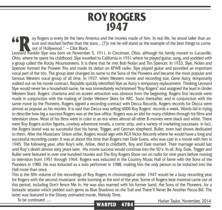 ROY ROGERS (King Of The Cowboys) & Dale Evans