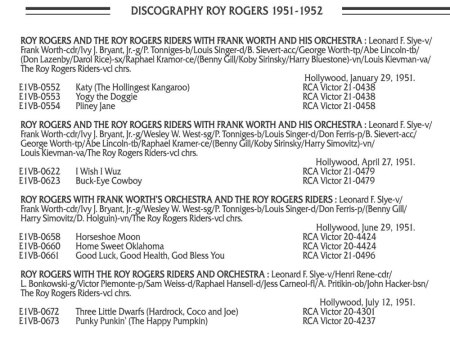 ROY ROGERS (King Of The Cowboys) & Dale Evans
