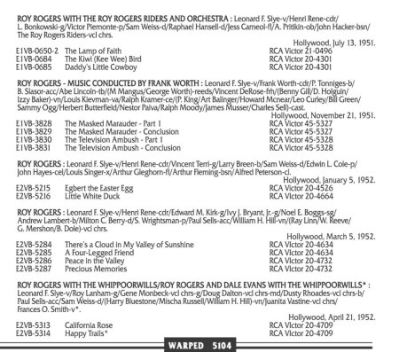 ROY ROGERS (King Of The Cowboys) & Dale Evans