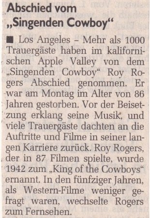 ROY ROGERS (King Of The Cowboys) & Dale Evans