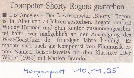SHORTY ROGERS