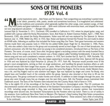 SONS OF THE PIONEERS