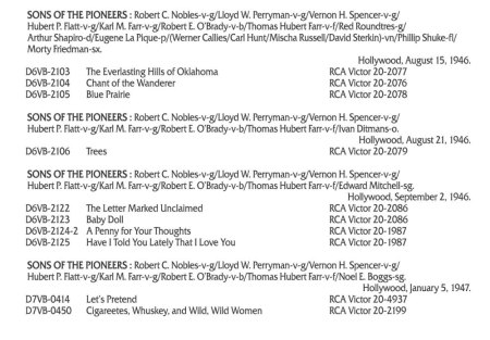 SONS OF THE PIONEERS