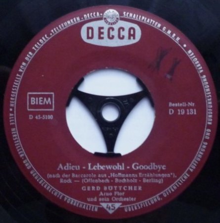 Tonight Is So Right For Love / D: Tonight’s All Right For Love