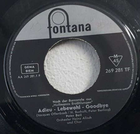 Tonight Is So Right For Love / D: Tonight’s All Right For Love