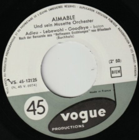 Tonight Is So Right For Love / D: Tonight’s All Right For Love