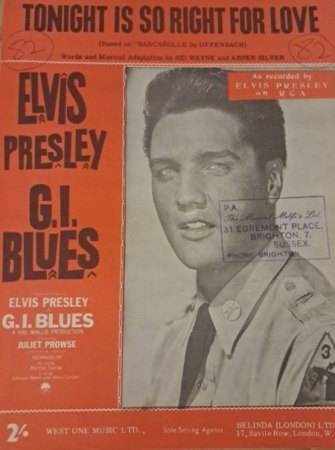 Tonight Is So Right For Love / D: Tonight’s All Right For Love