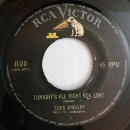 Tonight Is So Right For Love / D: Tonight’s All Right For Love