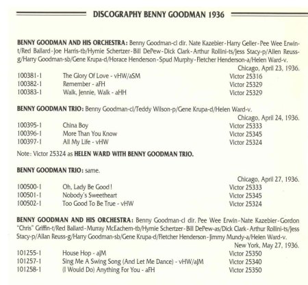 BENNY GOODMAN