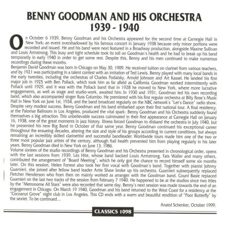 BENNY GOODMAN