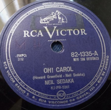 Neil Sedaka auf Schellack