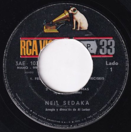 NEIL SEDAKA auf RCA BRASILIEN