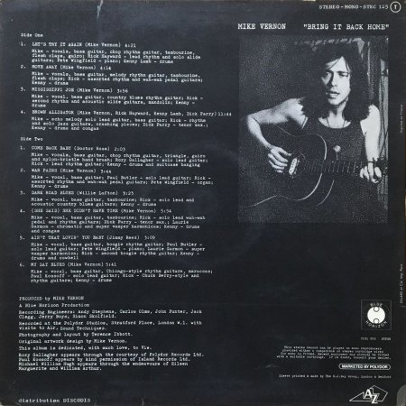 MIKE VERNON (1944 - 2026)