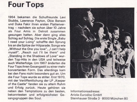 FOUR TOPS
