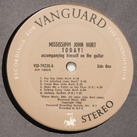 MISSISSIPPI JOHN HURT