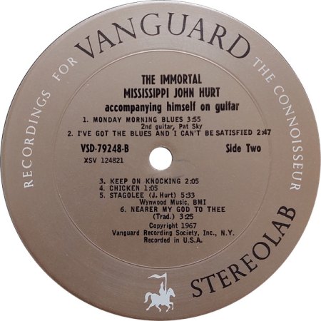 MISSISSIPPI JOHN HURT