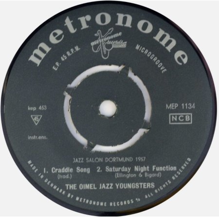 THE OIMEL JAZZ YOUNGSTERS (D)