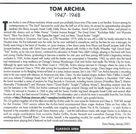 TOM ARCHIA