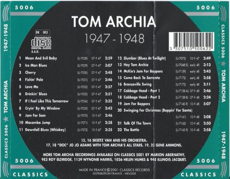 TOM ARCHIA