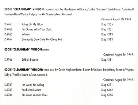 EDDIE ´Cleanhead´ VINSON
