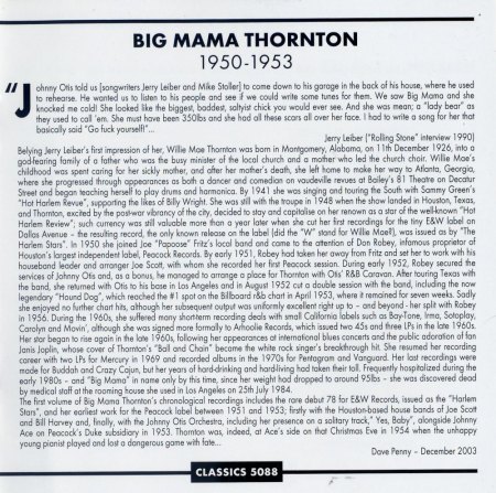 WILLIE MAE "Big Mama" THORNTON