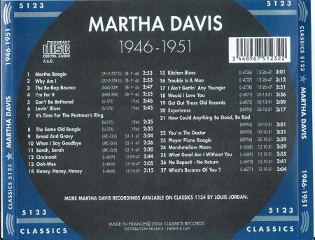 MARTHA DAVIS
