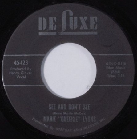 MARIE "QUEENIE" LYONS