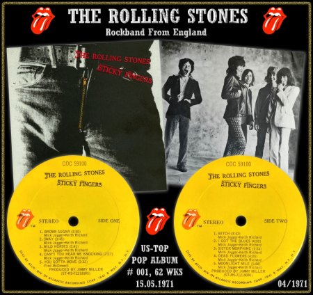 ROLLING STONES - COLLAGEN LP's