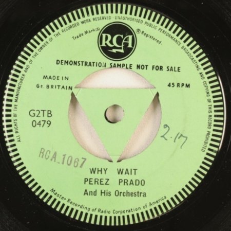 WHY WAIT - Perez Prado - Original und deutsche Vokalversion