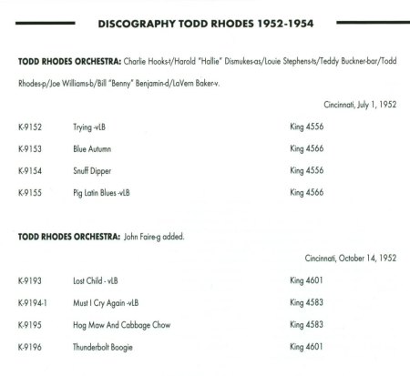 TODD RHODES