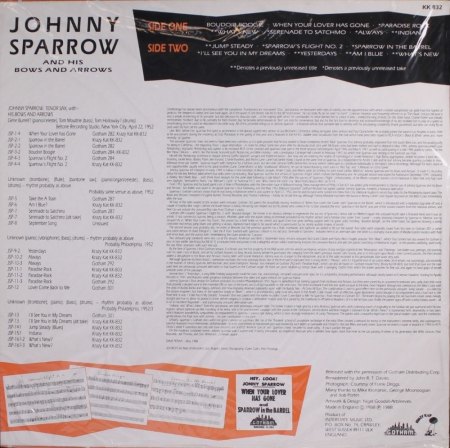 JOHNNY SPARROW