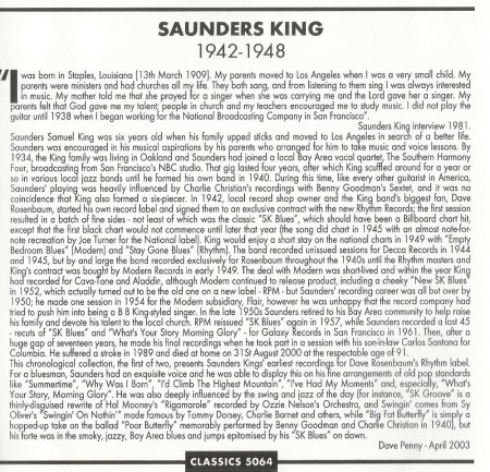 SAUNDERS KING