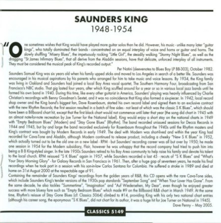SAUNDERS KING