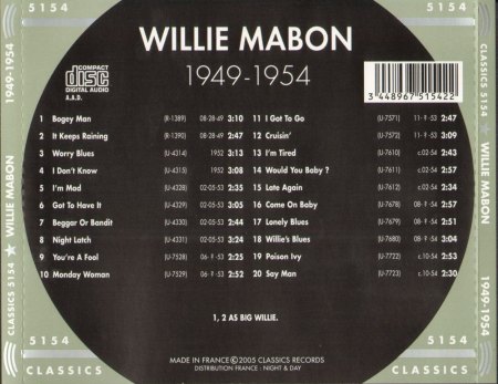 WILLIE MABON