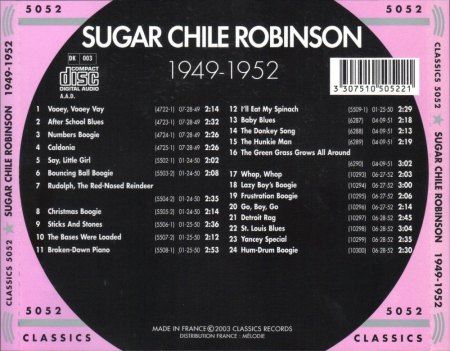 SUGAR CHILE ROBINSON