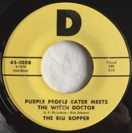 The PURPLE PEOPLE EATER - Original und Coverversion