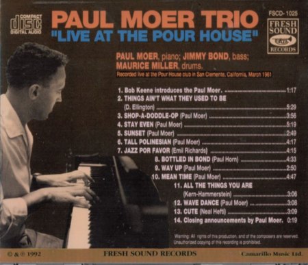 PAUL MOER TRIO
