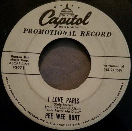 PEE WEE HUNT