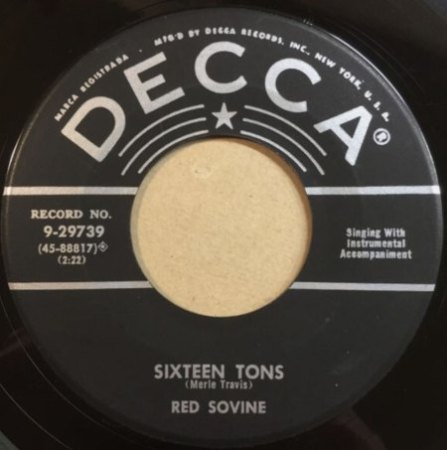 Sixteen Tons -Tennessee Ernie Ford und deutsche Covers