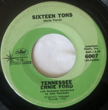 Sixteen Tons -Tennessee Ernie Ford und deutsche Covers