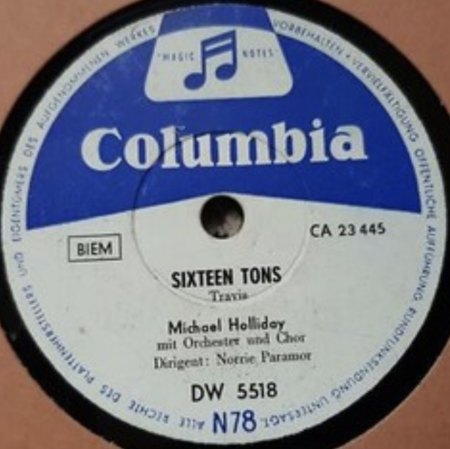 Sixteen Tons -Tennessee Ernie Ford und deutsche Covers