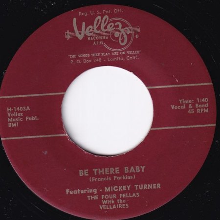 MICKEY TURNER (Four Fellas, Vellaires)