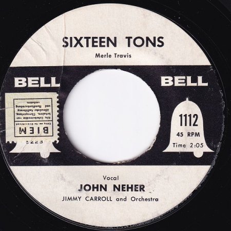 Sixteen Tons -Tennessee Ernie Ford und deutsche Covers