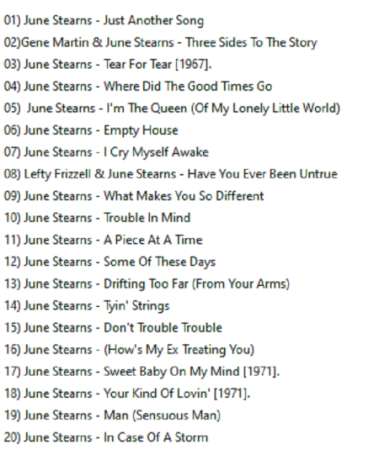 JUNE STEARNS