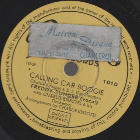 FREDDY SUNDER - FREDDY & THE FENDER BOYS (Brandy Raylant)