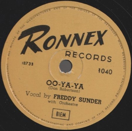 FREDDY SUNDER - FREDDY & THE FENDER BOYS (Brandy Raylant)