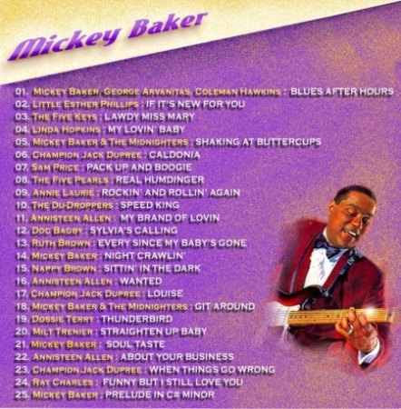 MICKEY BAKER mit SYLVIA, KITTY und Solo